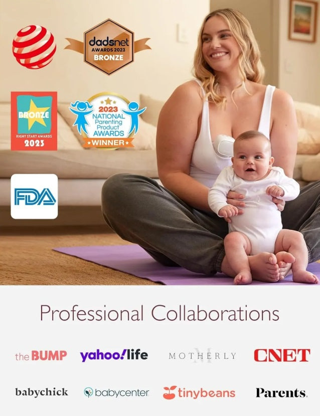Momcozy S9 Pro BP274-GR71BA-A – Hands-Free Electric Double Breast Pump, 2 Modes, 9 Levels, Gray