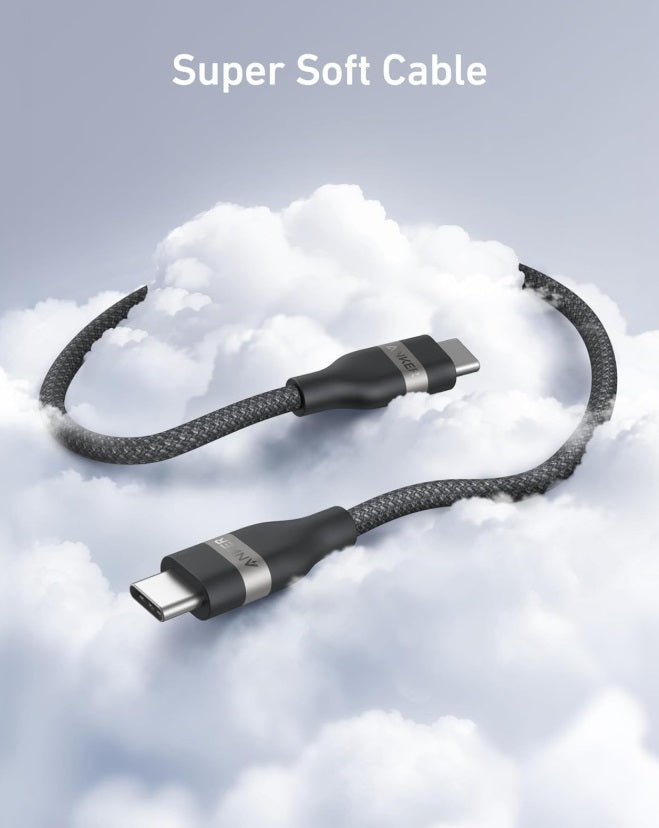 Anker Nano USB-C to USB-C Cable – 0.9m, 240W, Nylon Weave