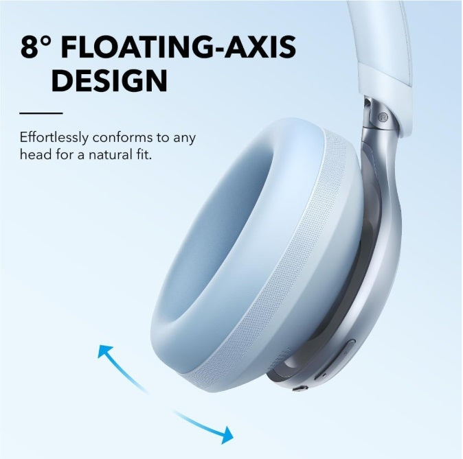 Anker A3035G31 Soundcore Space One – Over-Ear ANC Headphones, LDAC, Blue