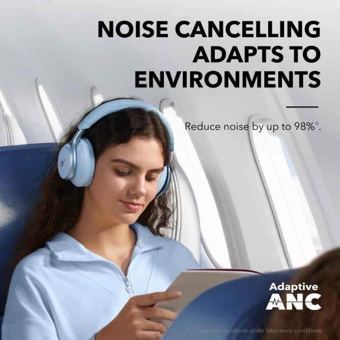 Anker A3035G31 Soundcore Space One – Over-Ear ANC Headphones, LDAC, Blue
