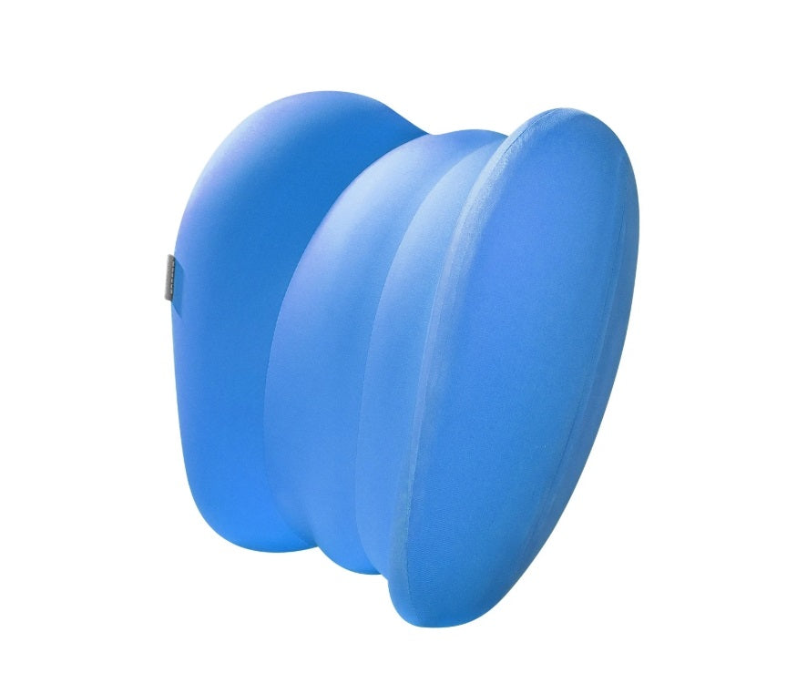 Baseus C20036401311-00 Silk ComfortRide Car Lumbar Pillow – Ergonomic, 273×207mm, Blue