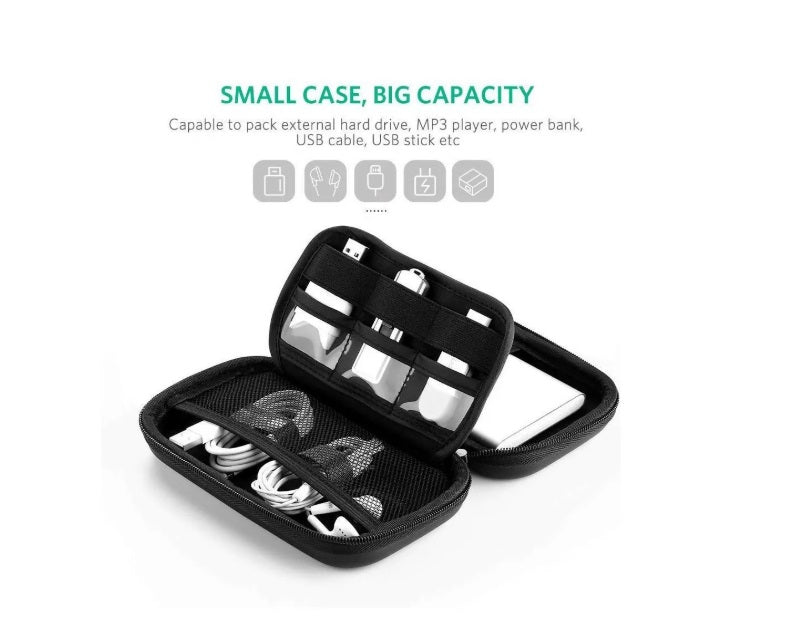Ugreen 450274 – EVA Electronics Travel Organizer Case L, 180×95×55mm, HDD SSD