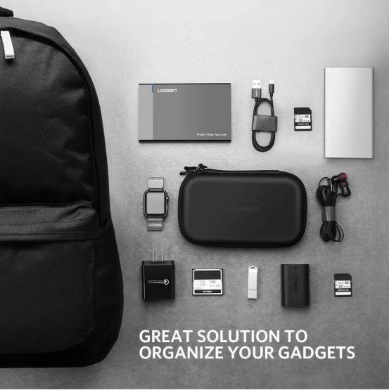 Ugreen 450274 – EVA Electronics Travel Organizer Case L, 180×95×55mm, HDD SSD