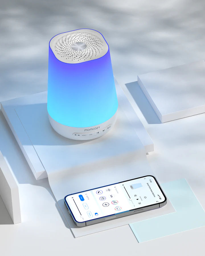 Momcozy Smart Baby Sound Machine – 34 Sounds, RGB Night Light & App Control – view 4