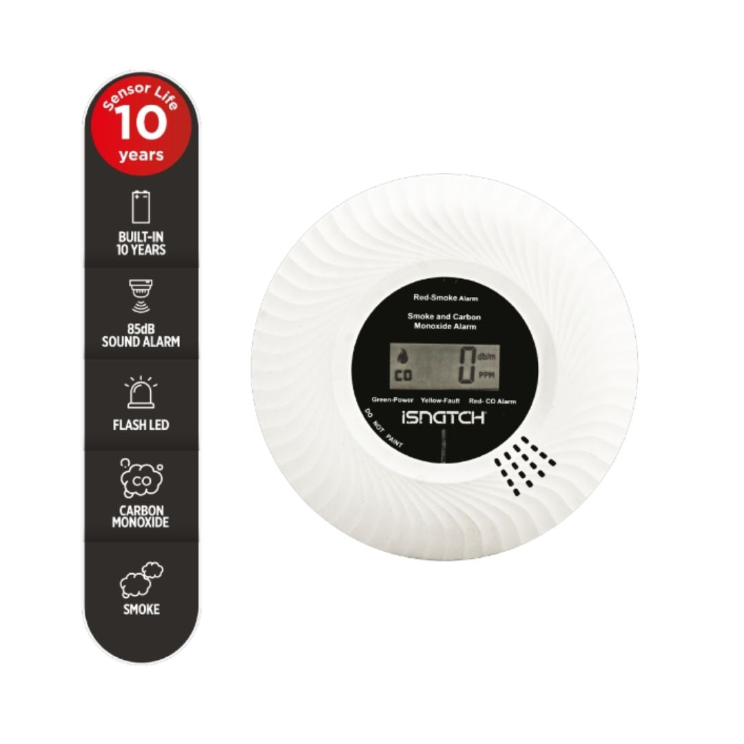GBC Smoke Detector — Side View