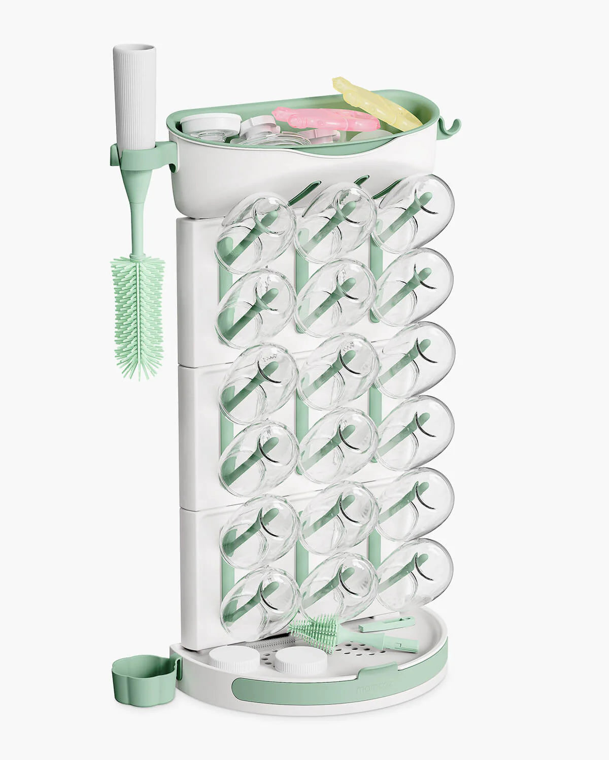Momcozy DIY Baby Bottle Drying Rack – 18-Bottle Capacity, Adjustable & BPA-Free – view 2