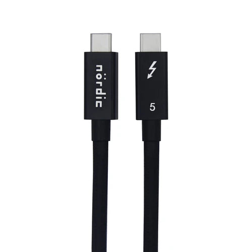 NÖRDIC 1.5 m Thunderbolt 5 Cable – 80 Gbps Data, 240W Charging & 16K Video Support – view 2