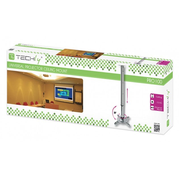 Techly ICA-PM 102XL Universal Projector Ceiling Mount 60-102 cm - view 2