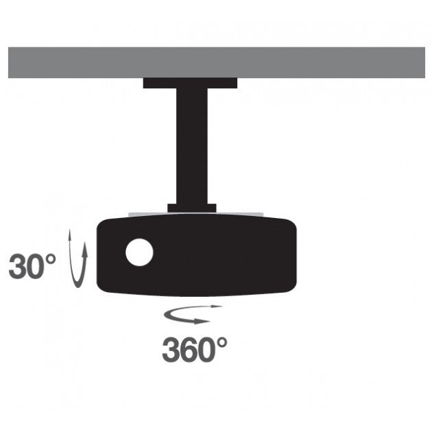 Techly ICA-PM 200WH Short-Throw Projector Ceiling Mount White - view 4