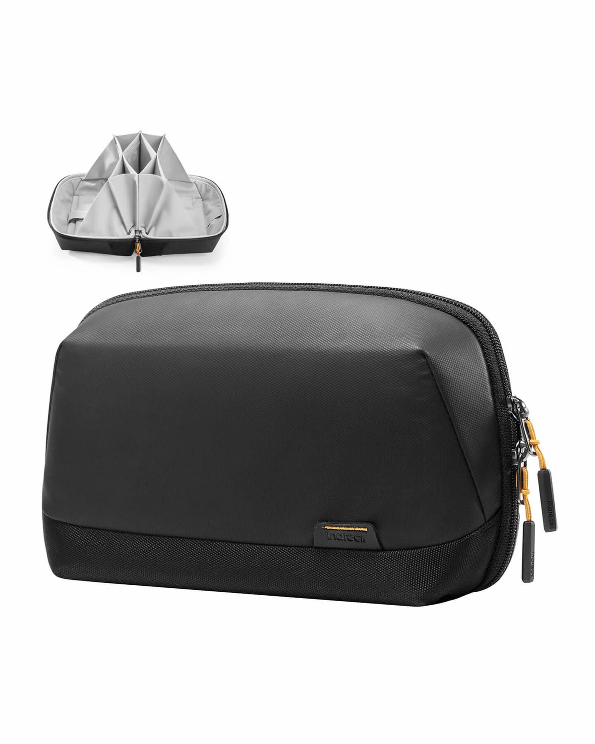 Inateck AB03007 Electronics Organizer Case – 180° Opening, 12 Pockets & 1200D Polyester – view 3