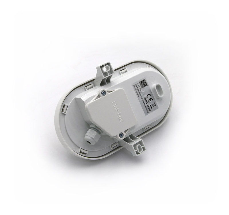 AD Integrated LED Oval Bulkhead 10 W 4000 K IP54 White – 650 lm, 120° Beam, 169×115 mm – view 2