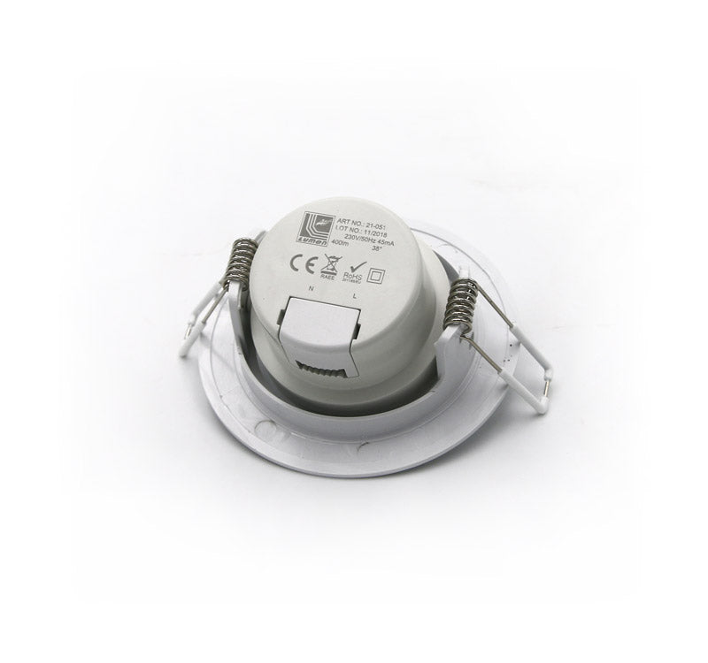 AD LED Downlight 7 W Round Slim D90 White – 3000 K, 560 lm & 38° Beam – view 2