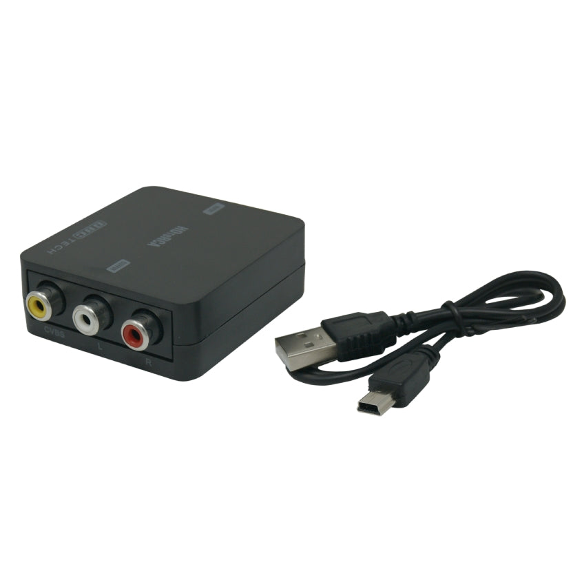 GBC 14.2810.56 HDMI to AV RCA Converter – 1080p Downscaler, HDCP 1.3 & 5V USB Powered – view 3