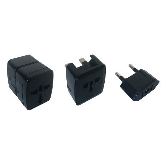 GBC 22.0340.00 Universal Travel Plug Adapter Kit EU/UK/US/AU – 10 A, 1500 W & Safety Lock – view 2