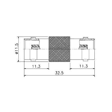 GBC 30.2746.00 BNC Adapter Female-to-Female – Nickel-Plated Brass & PTFE Insulation – view 2