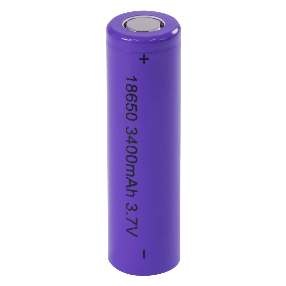 GloboStar 79097 18650 Li-Ion Battery 3400 mAh 3.6 V – Flat Top & Protected – view 3