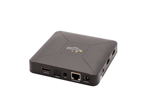 Golden Media IPTV Receiver — Side View