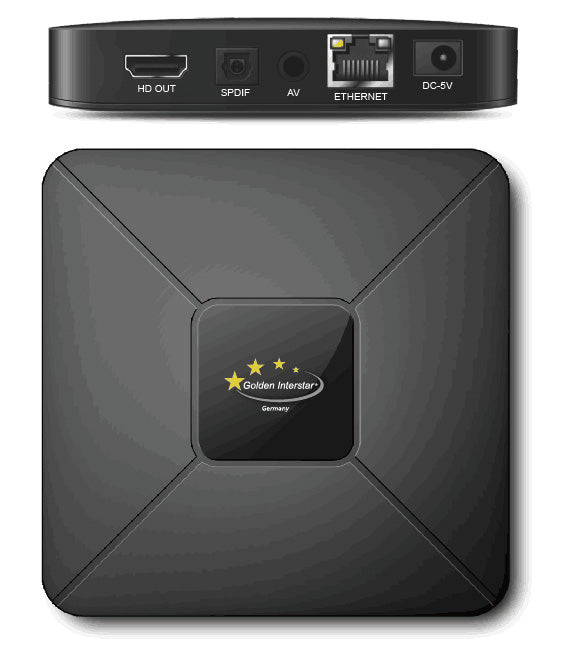 Golden Media IPTV Receiver — Detail View