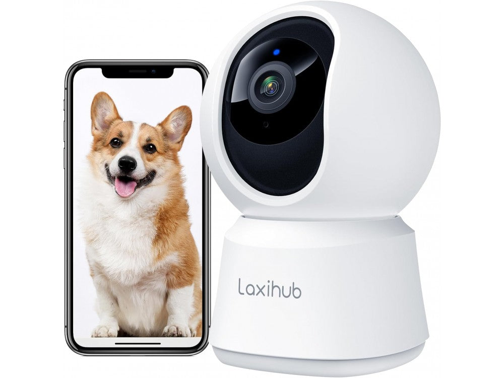 Laxihub P2F Baby Monitor – 2K Indoor Pan & Tilt WiFi Camera with Night Vision, 2-Way Audio – view 2