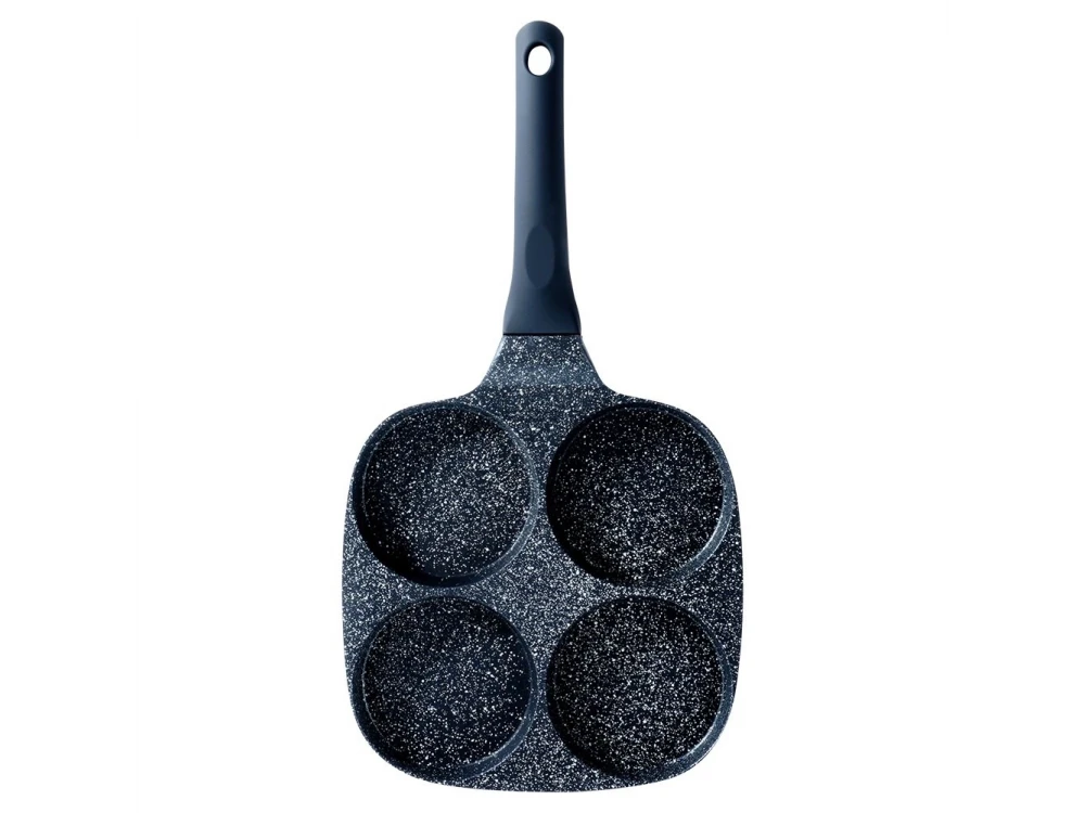 Vilde Premium Four-Cup Egg Pan 19cm Aluminium with Granite Non-Stick Coating – view 2