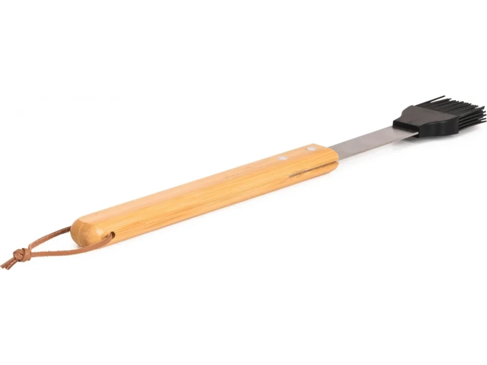 TNS Silicone BBQ Basting Brush with Wooden Handle, 41cm – view 2