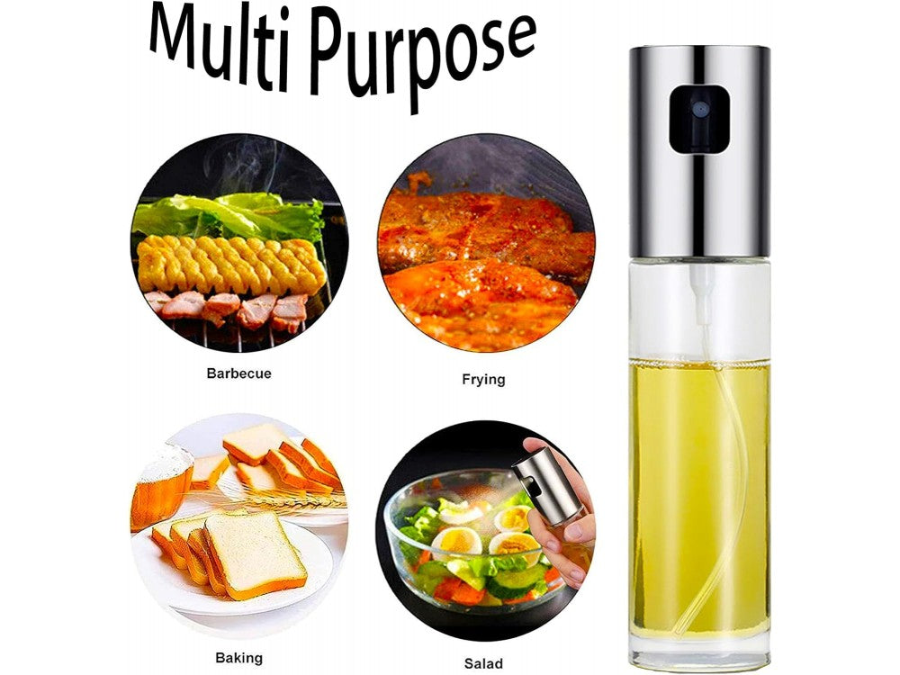 AJ Oil Glass Sprayer for Cooking 100ml – BPA-Free, Stainless Steel 304 – view 2