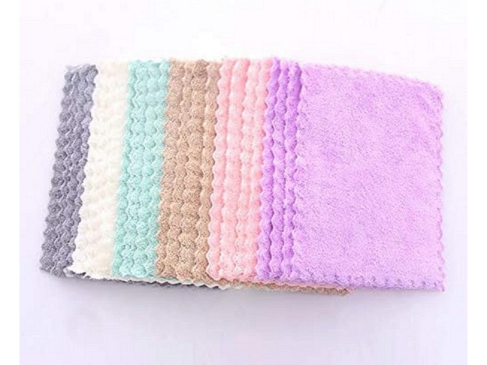 AJ Kitchen Dishcloths 30x30cm – Coral Fleece Microfiber, 10-Pack, Assorted Colours – view 2