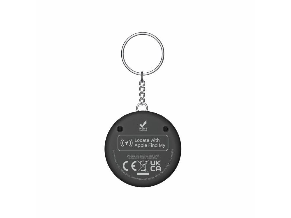 Swissten Ultra Slim Find Tag – Apple Find My Smart Locator, IP45, Black – view 2