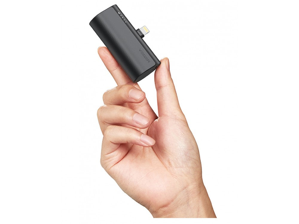 Veger V0556P Lightning Mini Power Bank 5000mAh 22.5W PD – Black – view 2
