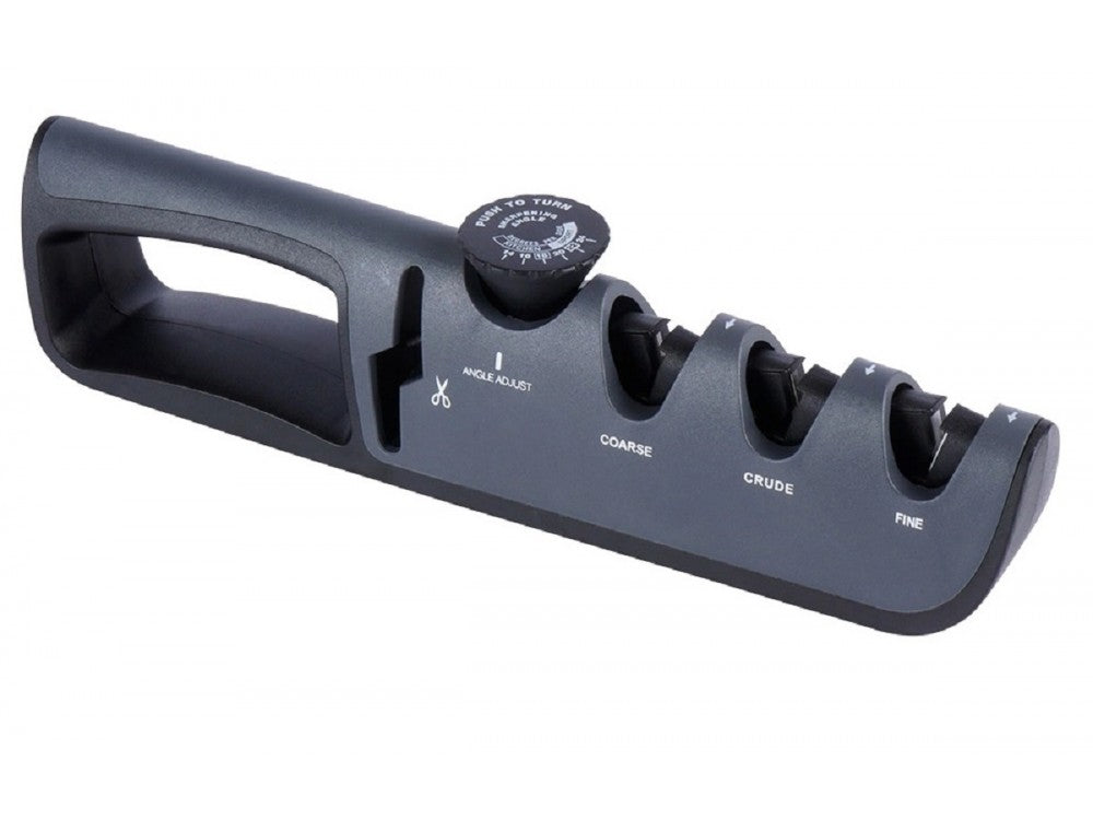 Vilde Premium Manual Knife Sharpener – 4-Stage, Non-Slip Base, Black – view 3