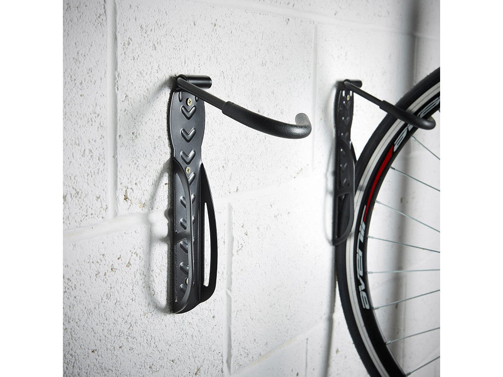 VonHaus Bike Wall Mount – Steel, Plastic-Coated Contact Points, Set of 2 – view 3