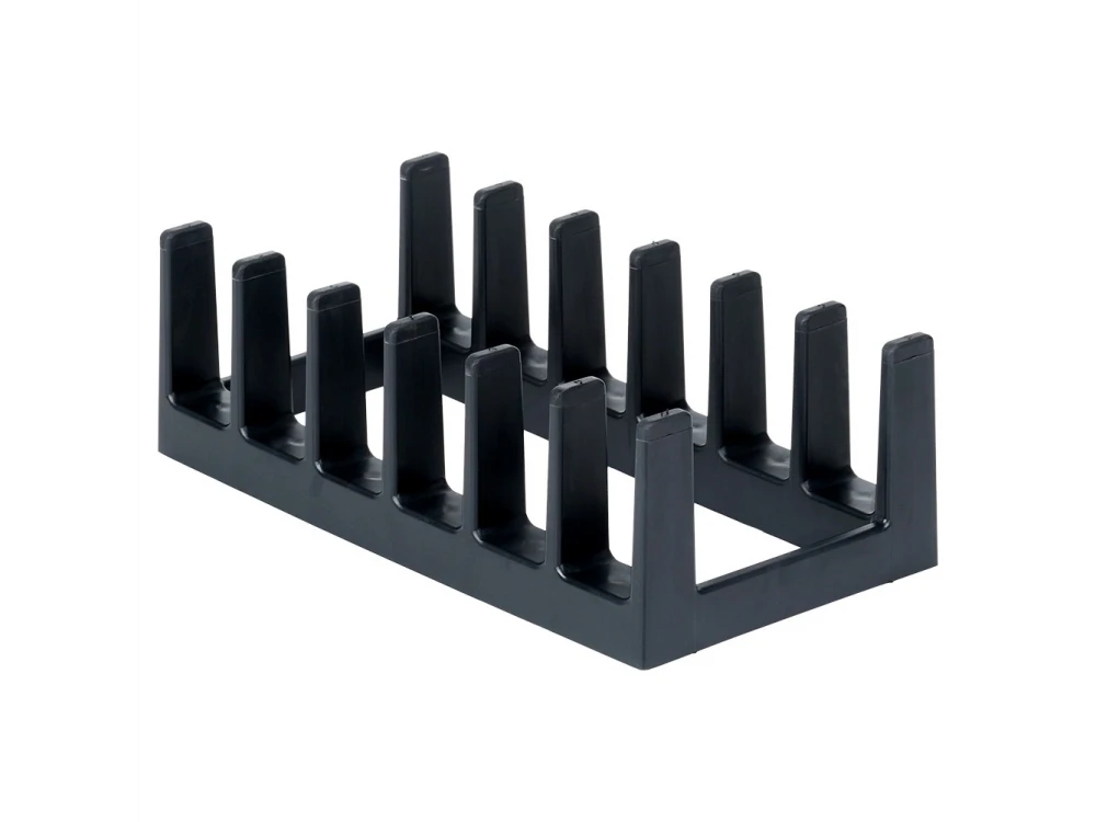 Vilde Lid Organiser 28×15 cm – Vertical Storage for Up to 6 Lids, Black – view 3