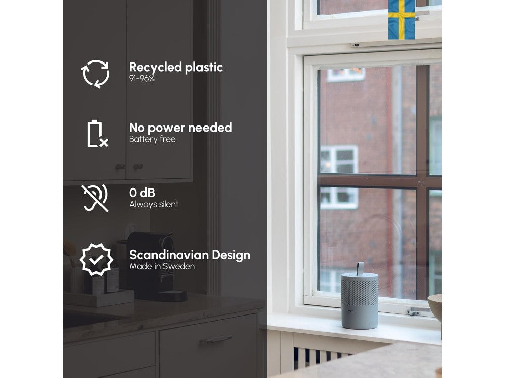 Absodry Duo Family Bag Dehumidifier – Battery & Mains Free, Up to 50m³, Blue – view 3