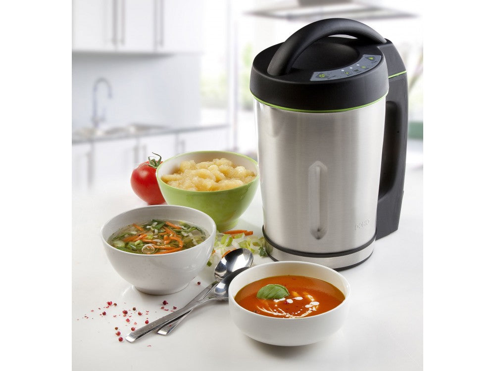 DOMO Soup Maker DO498BL – 1.6L Cooking Blender, 3 Programs, Silver – view 3
