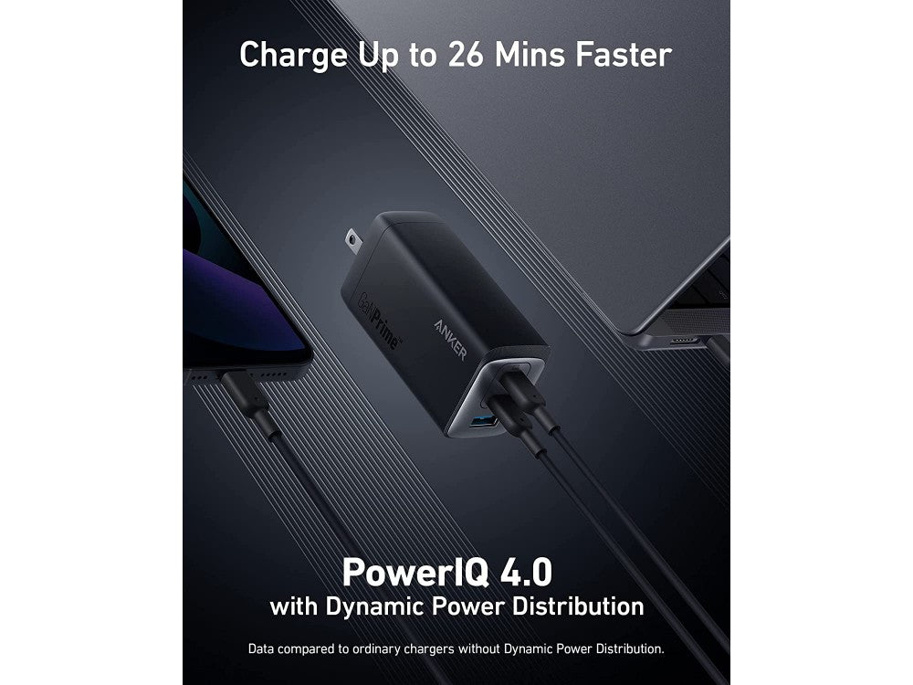 Anker 737 GaNPrime 120W 3-Port USB-C Wall Charger PD / PIQ4.0 / PPS – Black – view 3