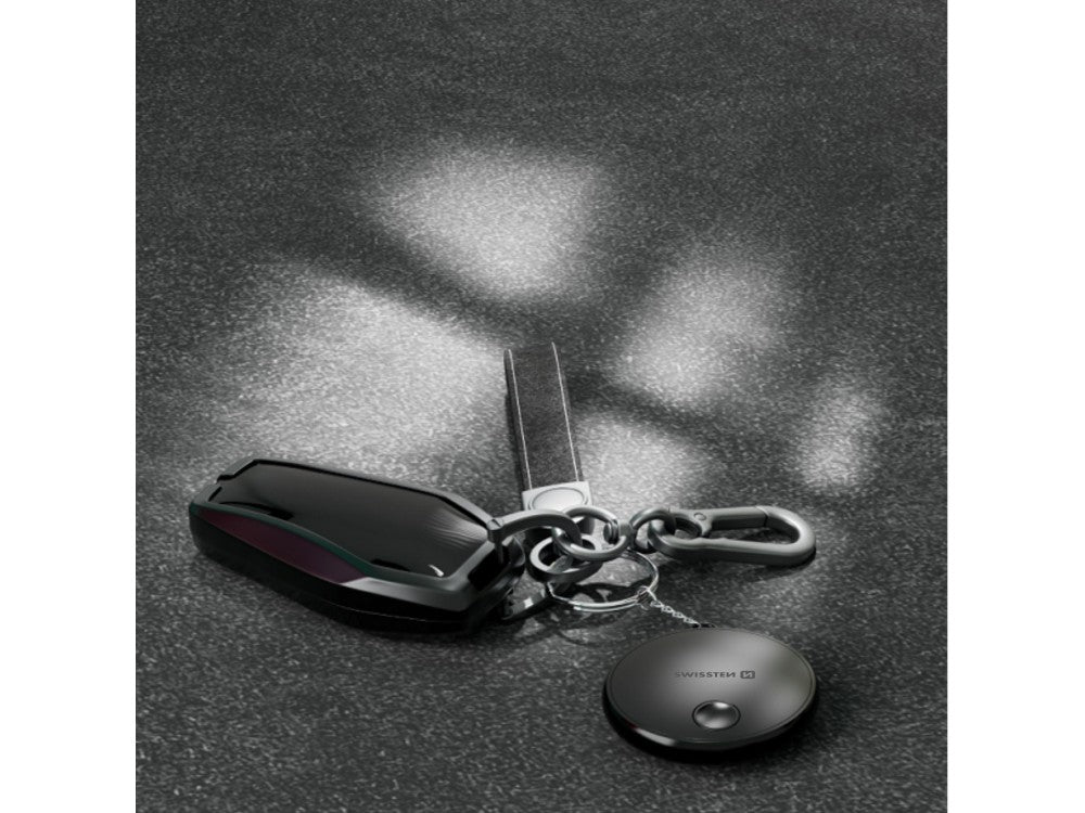 Swissten Ultra Slim Find Tag – Apple Find My Smart Locator, IP45, Black – view 4