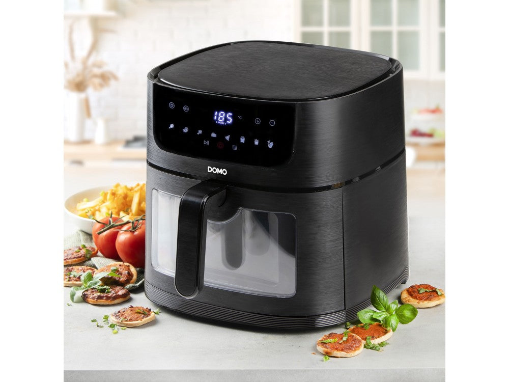 DOMO 8L Air Fryer XXL 1800W – Viewing Window, 220°C, 8 Presets, Touch Panel, PFAS-Free – view 4