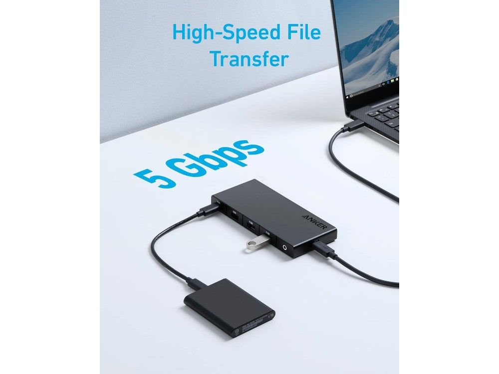 Anker 364 USB-C Hub 10-in-1 with Dual 4K HDMI, Ethernet, 100W PD, Black – view 4