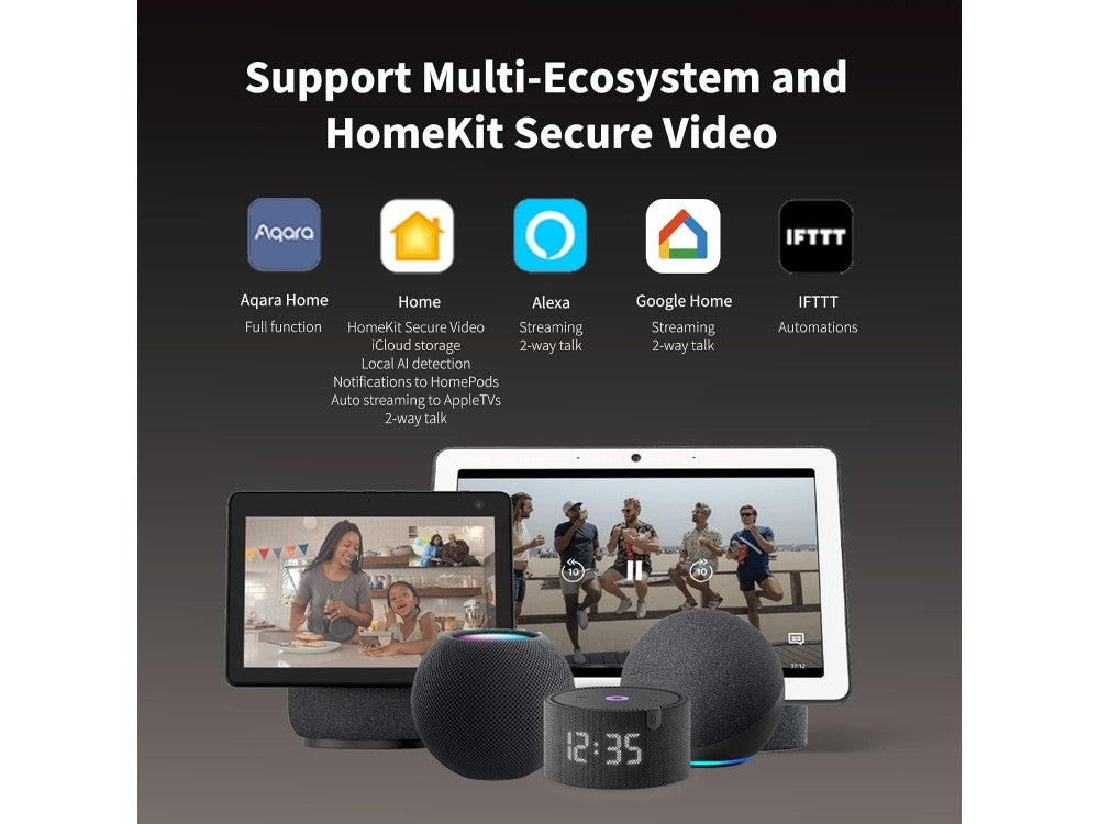Aqara G4 Smart Video Doorbell 1080p – Face Recognition, HomeKit Secure Video, Black – view 5