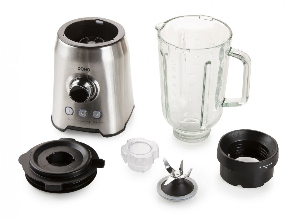 DOMO Blender 1000W 1.5L Glass Jar – 6 Blades 20,000 rpm, Variable Speed, 3 Programs – view 5