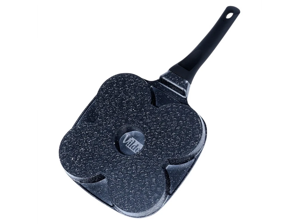Vilde Premium Four-Cup Egg Pan 19cm Aluminium with Granite Non-Stick Coating – view 5