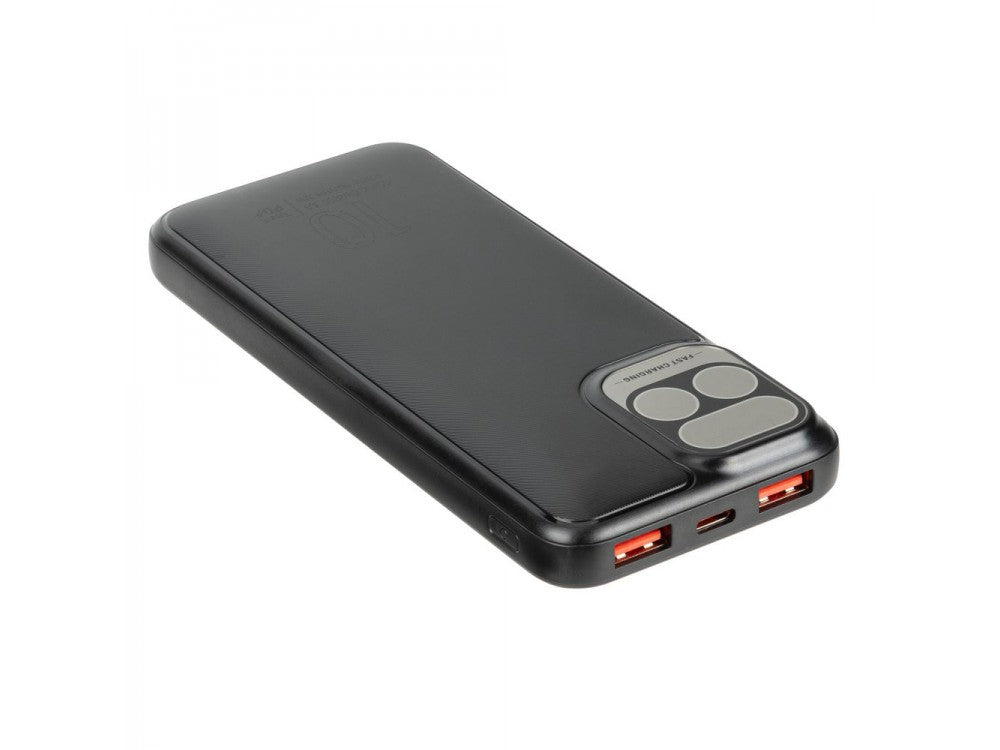 Rivacase VA2511 10000mAh Power Bank 20W USB-C PD QC3.0 with LCD Screen – Black – view 5