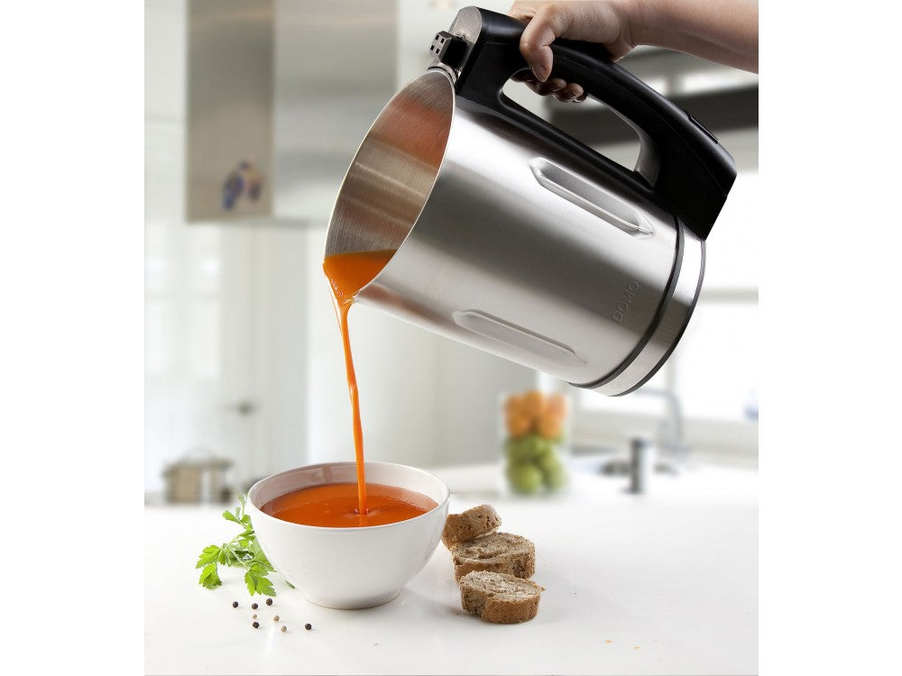DOMO Soup Maker DO498BL – 1.6L Cooking Blender, 3 Programs, Silver – view 5