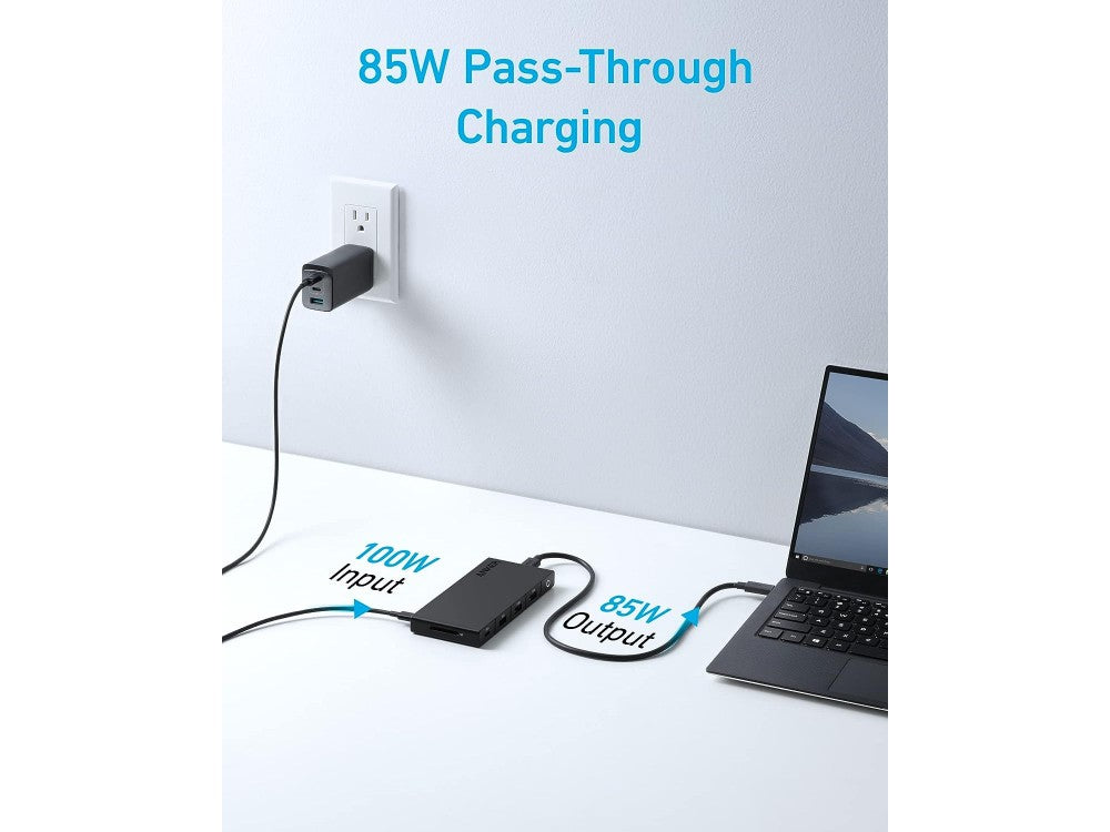Anker 364 USB-C Hub 10-in-1 with Dual 4K HDMI, Ethernet, 100W PD, Black – view 5