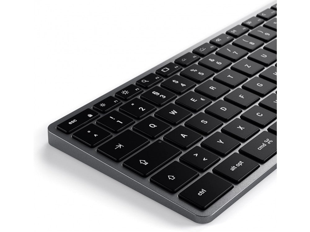 Satechi Slim W3 Wired Aluminum Keyboard – USB-C, Mac Layout, Backlit, Space Gray – view 6