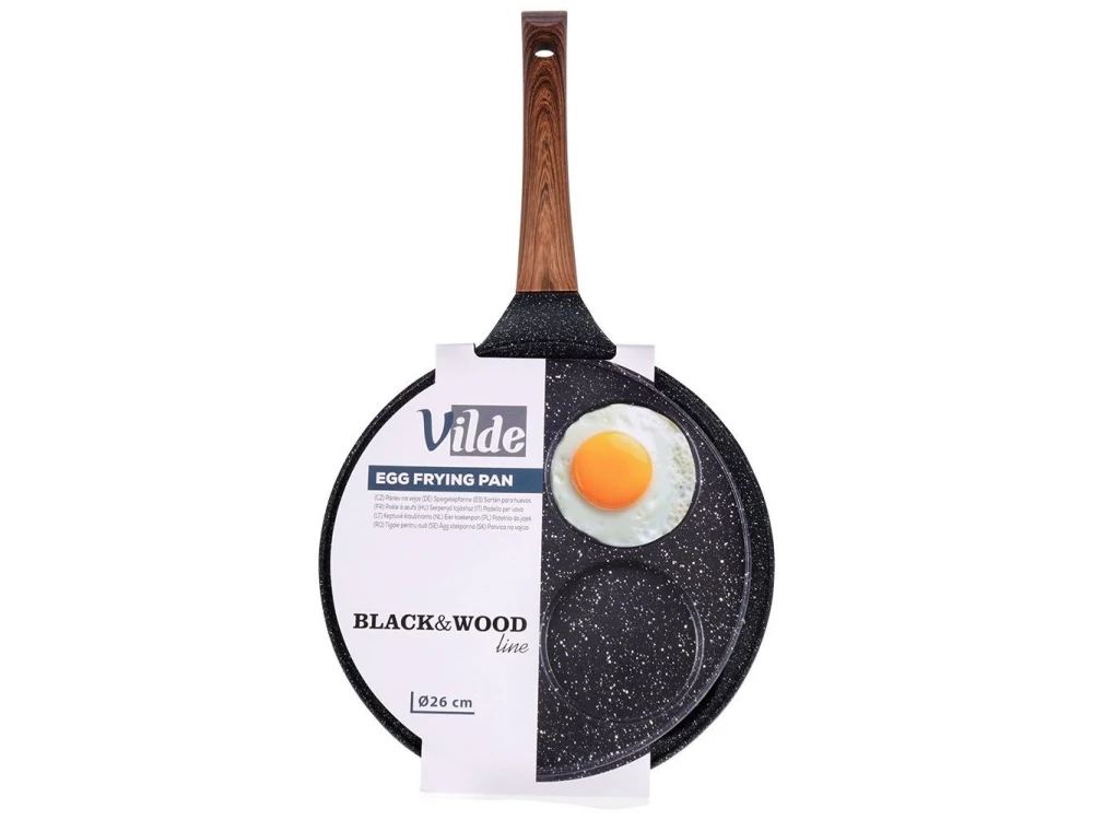 Vilde Premium Four-Cup Egg Pan 26cm – Granite Non-Stick, Induction-Ready – view 6