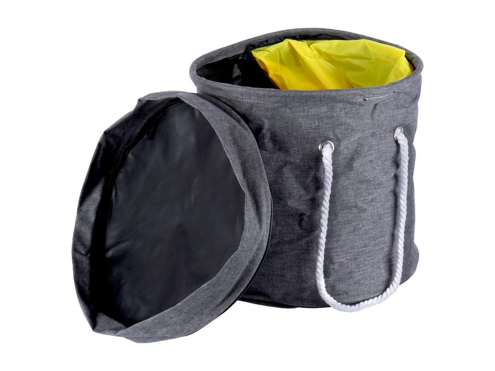 Vilde Kids 2-in-1 Play Mat 130cm and 20L Toy Storage Basket – Grey – view 7
