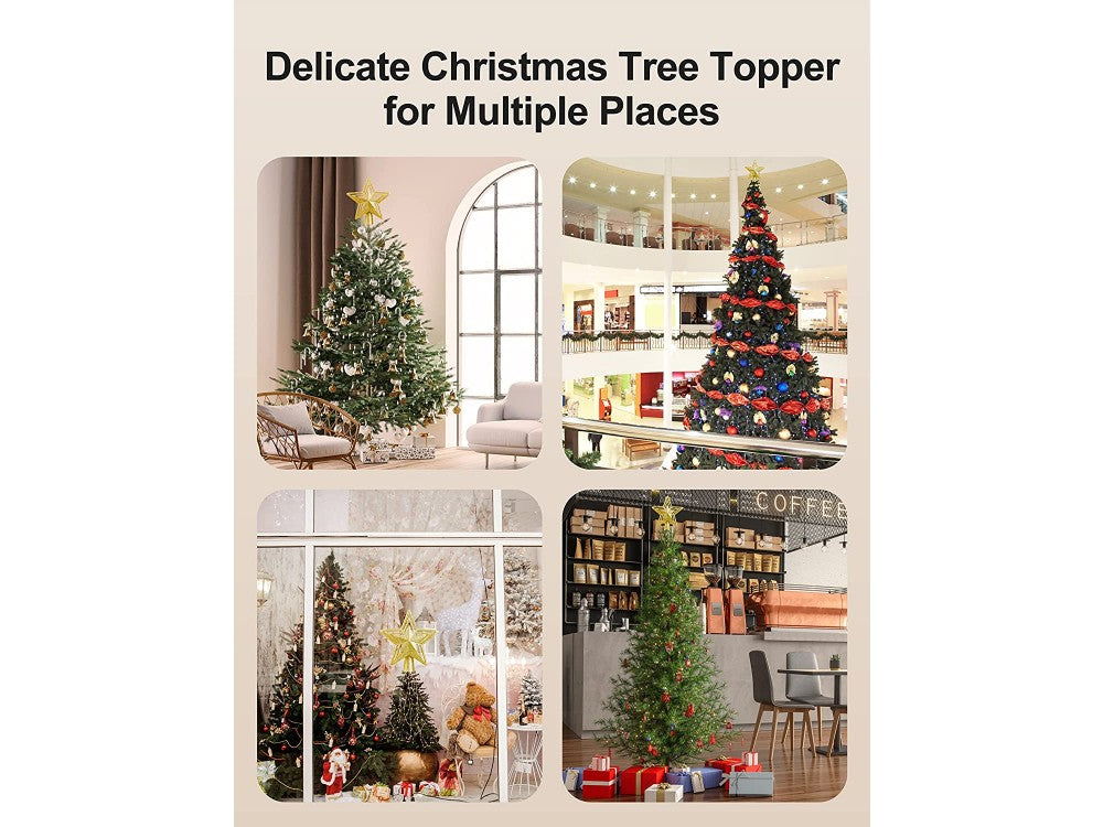 TaoTronics TT-CL041 Christmas Tree Topper Projector – Santa LED RGB, 180° Rotating – view 7