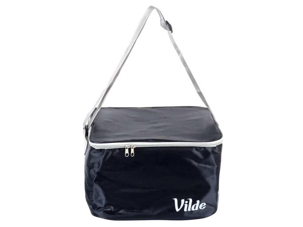 Vilde Cooler Bag 18L Insulated Shoulder Bag – Waterproof, 31×32×20cm, Black – view 7