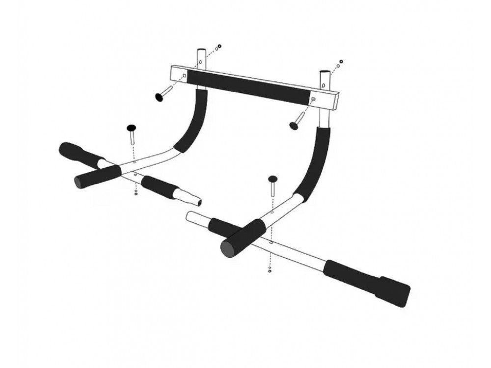 AJ Pull Up Bar Doorway – Up to 130kg, Black – view 8